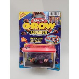 Magic Grow Aquarium Growing Fish Toy Set Water Expanding Toys 1 Pack New Sealed